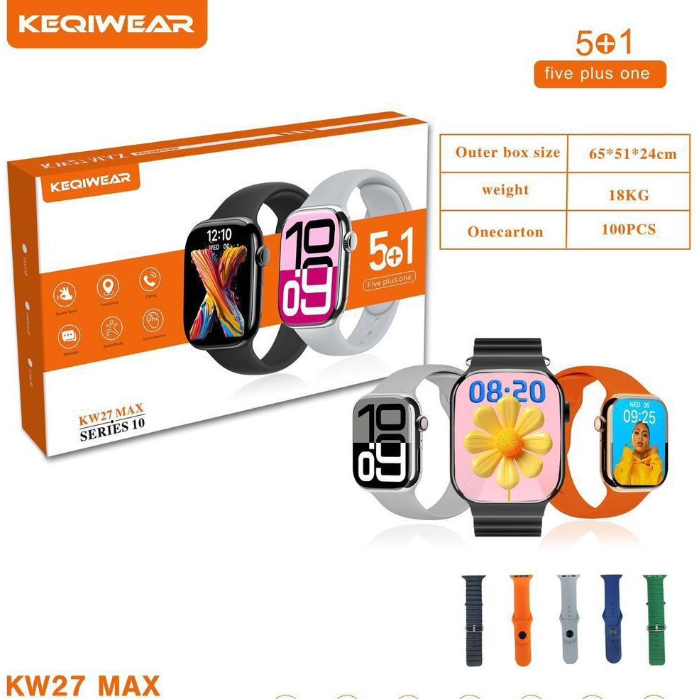 ساعت هوشمند KW27 MAX مشکی